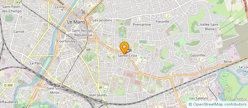 localisation de l'entreprise MONSIEUR GILLES CUCCO  LE MANS