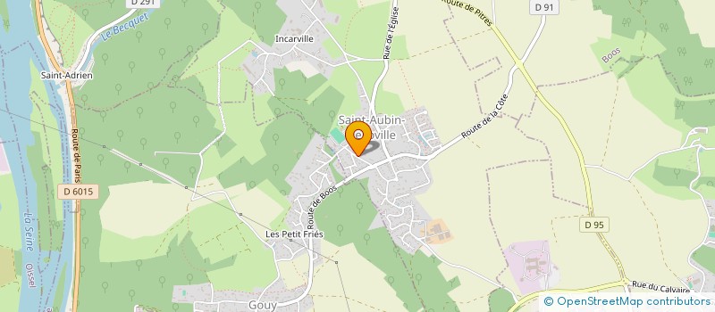localisation de l'entreprise MONSIEUR GILLES CUILLER à SAINT-AUBIN-CELLOVILLE