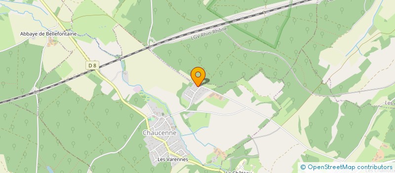 localisation de l'entreprise MONSIEUR GILLES D'ALBERT  CHAUCENNE