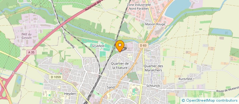 localisation de l'entreprise MONSIEUR GILLES D ALMEIDA  SELESTAT