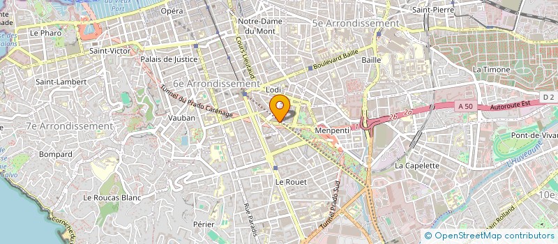 localisation de l'entreprise MONSIEUR GILLES D AMALRIC à MARSEILLE