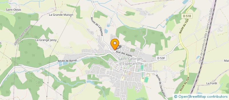 localisation de l'entreprise MONSIEUR GILLES D'ESPERONNAT  SAINT-GEORGES-D'ESPERANCHE