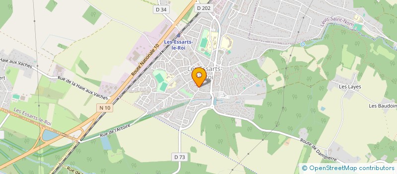 localisation de l'entreprise MONSIEUR GILLES DA CUNHA  LES ESSARTS-LE-ROI