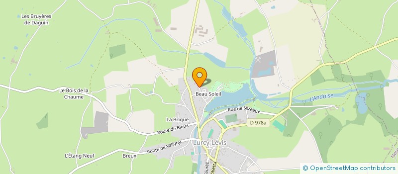 localisation de l'entreprise MONSIEUR GILLES DAGOURET  LURCY-LEVIS