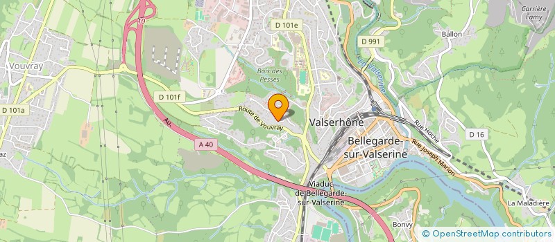 localisation de l'entreprise MONSIEUR GILLES DAILLY à VALSERHONE
