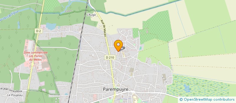 localisation de l'entreprise MONSIEUR GILLES DALLET  PAREMPUYRE