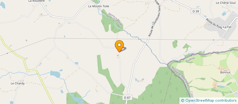 localisation de l'entreprise MONSIEUR GILLES DALLOT à ORSENNES