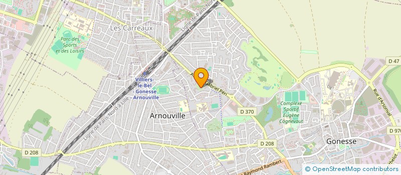 localisation de l'entreprise MONSIEUR GILLES DAMLAMA à GONESSE