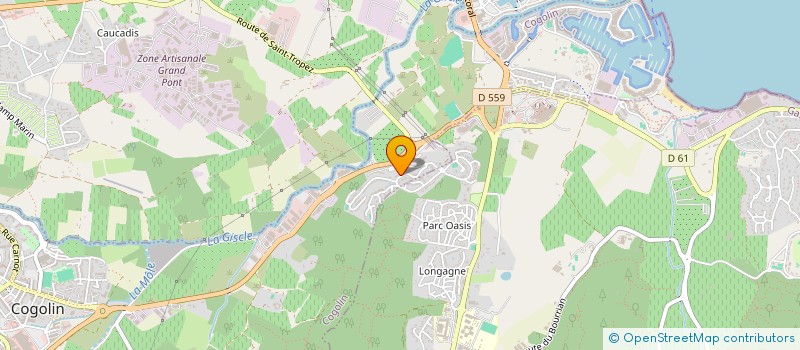 localisation de l'entreprise MONSIEUR GILLES DANDURAND à GRIMAUD