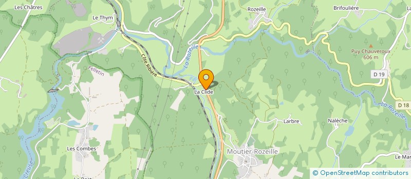localisation de l'entreprise MONSIEUR GILLES DANIEL à MOUTIER-ROZEILLE