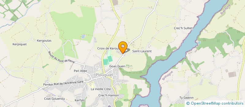 localisation de l'entreprise MONSIEUR GILLES DANIELOU à PLOUGUIEL