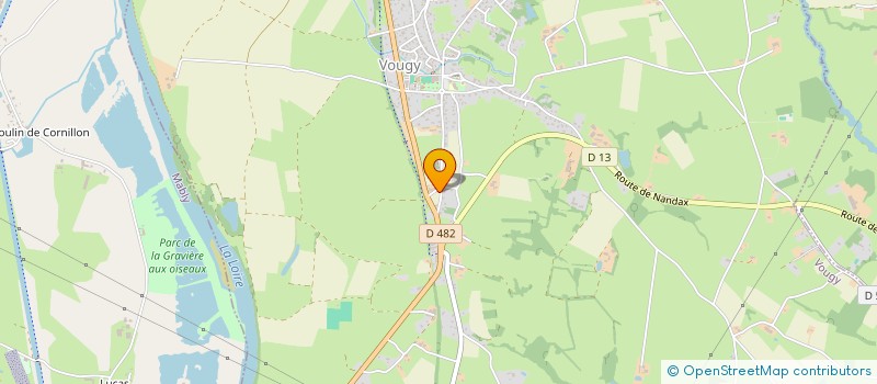 localisation de l'entreprise MONSIEUR GILLES DANIERE  VOUGY