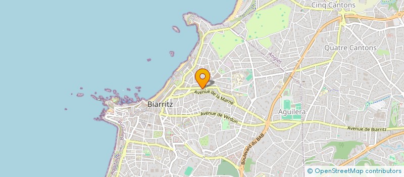 localisation de l'entreprise MONSIEUR GILLES DARRIEUTORT à BIARRITZ