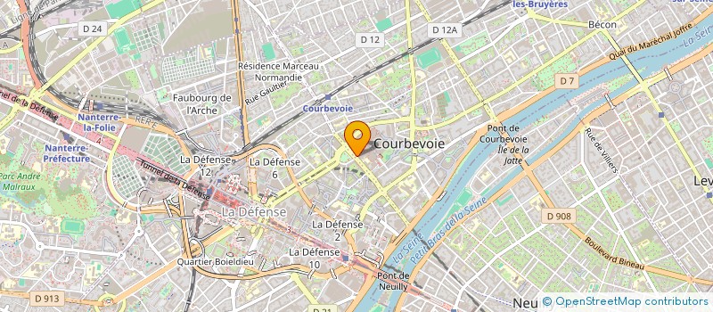 localisation de l'entreprise MONSIEUR GILLES DAULON à COURBEVOIE