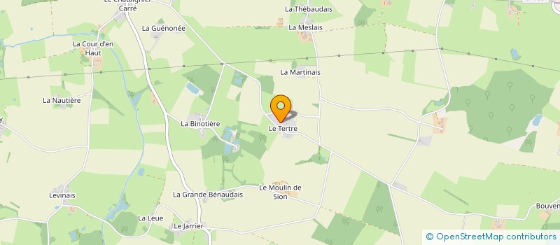 localisation de l'entreprise MONSIEUR GILLES DAVID  LUSANGER