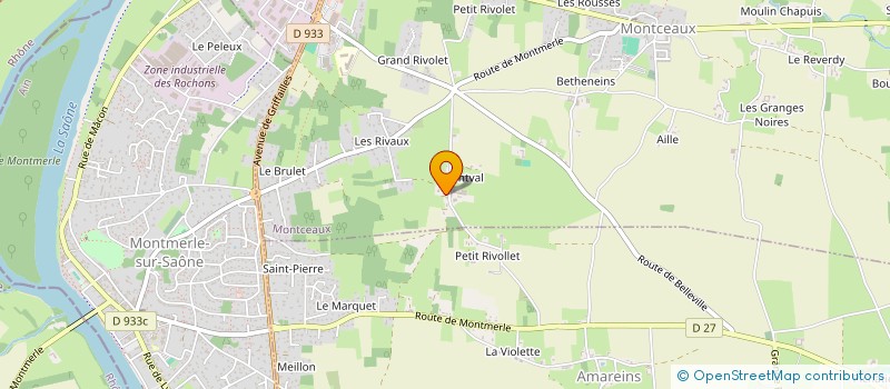 localisation de l'entreprise MONSIEUR GILLES DE BARROS à MONTCEAUX