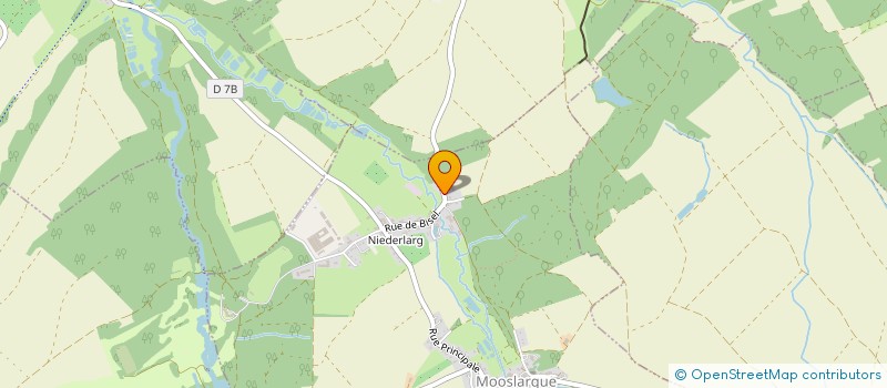 localisation de l'entreprise MONSIEUR GILLES DE BRABANDER  MOOSLARGUE