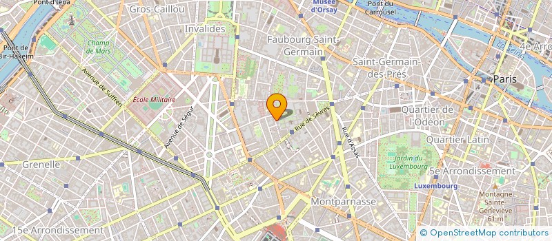 localisation de l'entreprise MONSIEUR GILLES DE GALARD  PARIS