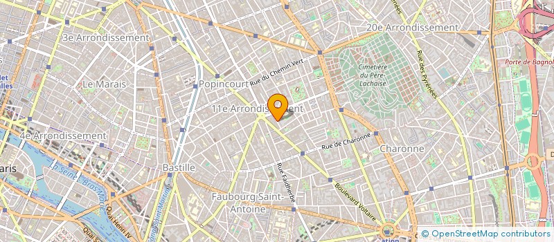 localisation de l'entreprise MONSIEUR GILLES DE LA FOURNIERE  PARIS