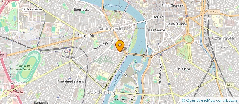 localisation de l'entreprise MONSIEUR GILLES DE LINGUA DE SAINT BLANQUAT D ESPLAS  TOULOUSE