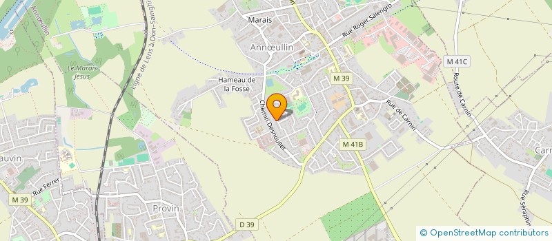 localisation de l'entreprise MONSIEUR GILLES DE MATOS  ANNULLIN