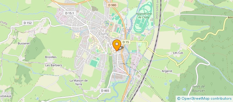 localisation de l'entreprise MONSIEUR GILLES DE SMET  CLUNY