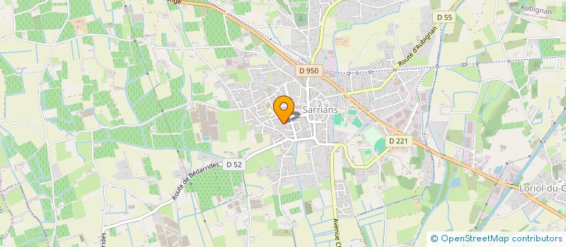 localisation de l'entreprise MONSIEUR GILLES DE THOMAZ DE BOSSIERRE  SARRIANS