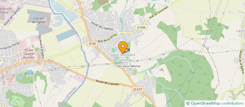 localisation de l'entreprise MONSIEUR GILLES DEBOUVERIE  SAINT-ROMAIN-DE-JALIONAS