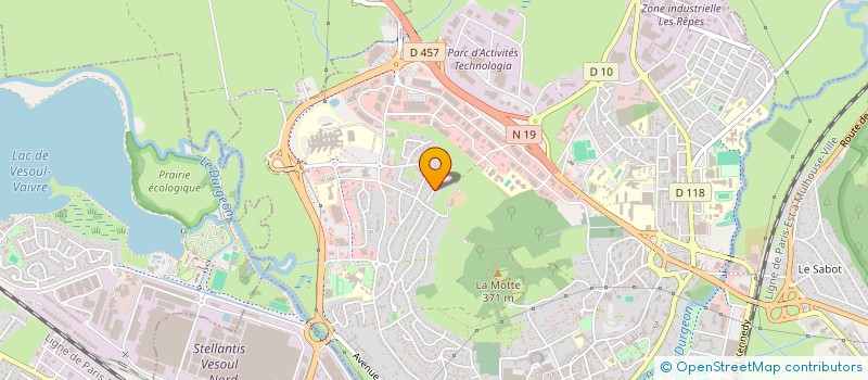 localisation de l'entreprise MONSIEUR GILLES DEBRAND  VESOUL