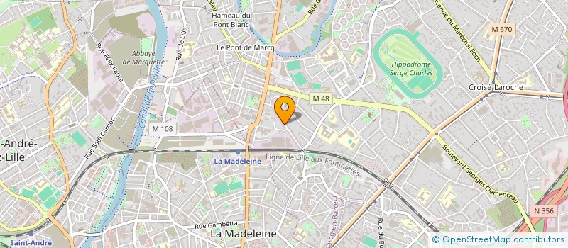 localisation de l'entreprise MONSIEUR GILLES DEBRUYNE à MARCQ-EN-BARŒUL