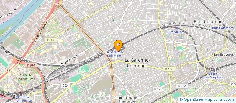 localisation de l'entreprise MONSIEUR GILLES DECHAUD à LA GARENNE-COLOMBES