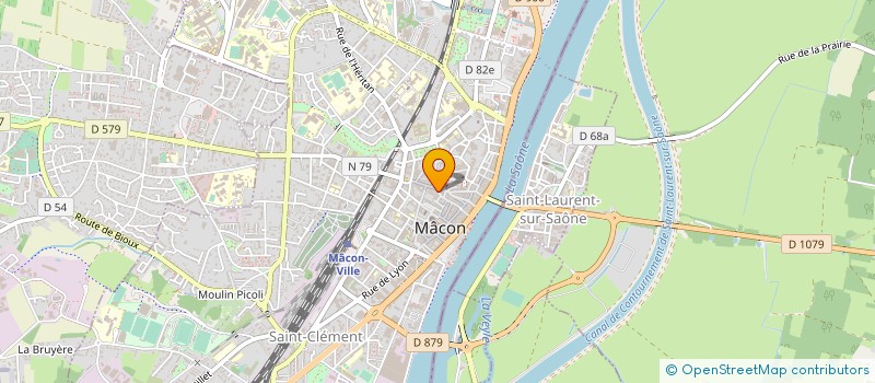 localisation de l'entreprise MONSIEUR GILLES DECLEMY  MACON