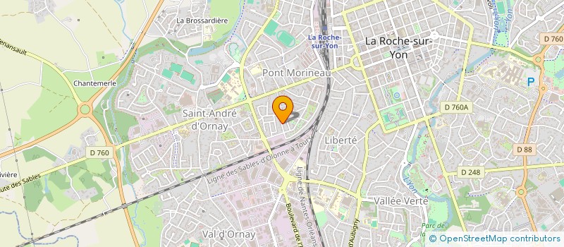 localisation de l'entreprise MONSIEUR GILLES DEDEBAN à ROCHE SUR YON (LA)