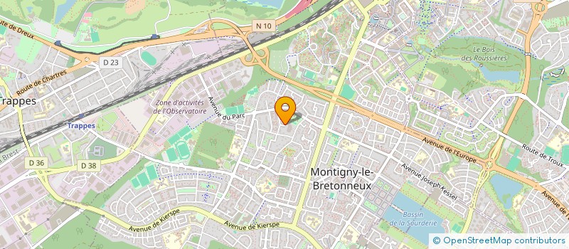 localisation de l'entreprise MONSIEUR GILLES DEFFAYET  MONTIGNY-LE-BRETONNEUX