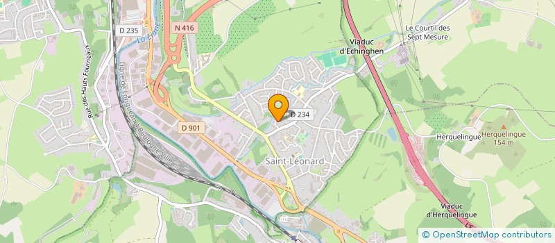 localisation de l'entreprise MONSIEUR GILLES DEGUINES  SAINT-LEONARD