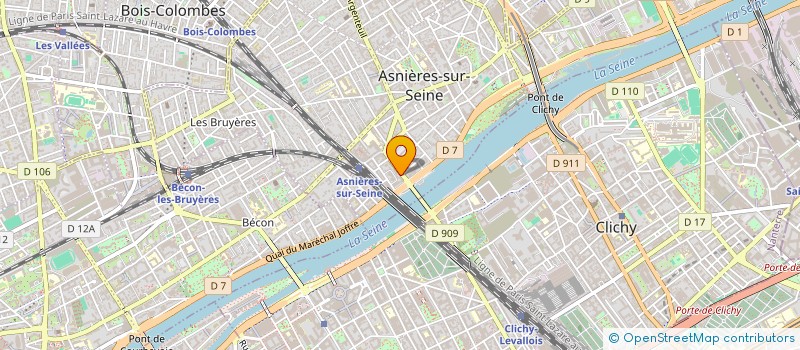 localisation de l'entreprise MONSIEUR GILLES DELAHAYE  ASNIERES-SUR-SEINE