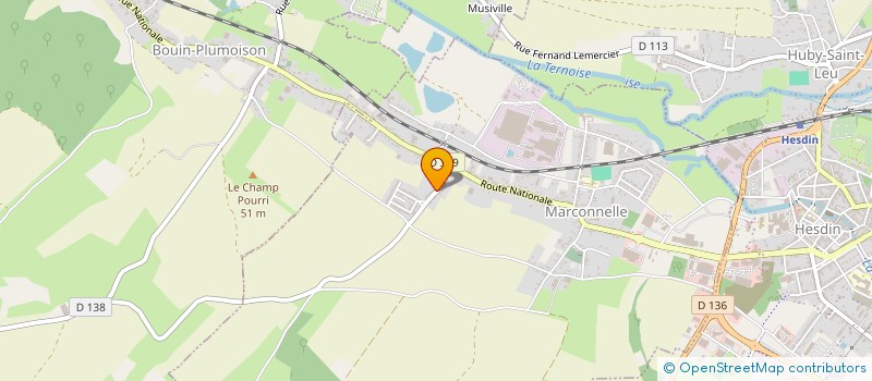 localisation de l'entreprise MONSIEUR GILLES DELAIRE  MARCONNELLE