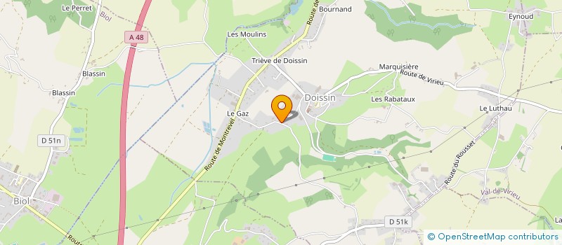 localisation de l'entreprise MONSIEUR GILLES DELAPORTE  DOISSIN