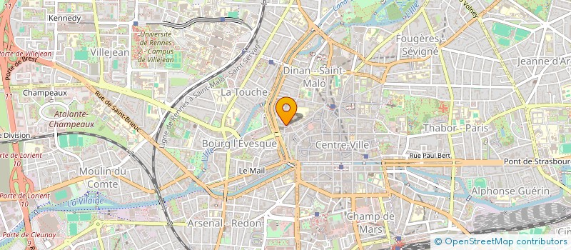 localisation de l'entreprise MONSIEUR GILLES DELAPORTE à RENNES