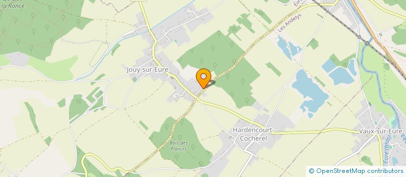 localisation de l'entreprise MONSIEUR GILLES DELARUE  JOUY-SUR-EURE