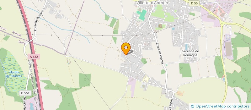 localisation de l'entreprise MONSIEUR GILLES DELAUNAY  VILLETTE-D'ANTHON