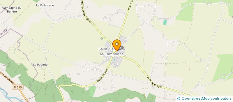 localisation de l'entreprise MONSIEUR GILLES DELAUNE  ST MARDS DE FRESNE