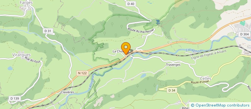 localisation de l'entreprise MONSIEUR GILLES DELOSTAL à NEUSSARGUES EN PINATELLE