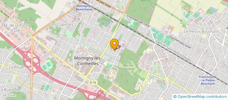 localisation de l'entreprise MONSIEUR GILLES DEMAY  MONTIGNY-LES-CORMEILLES