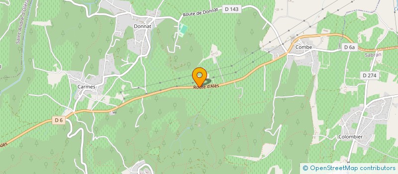 localisation de l'entreprise MONSIEUR GILLES DEMEULEMESTER  SABRAN