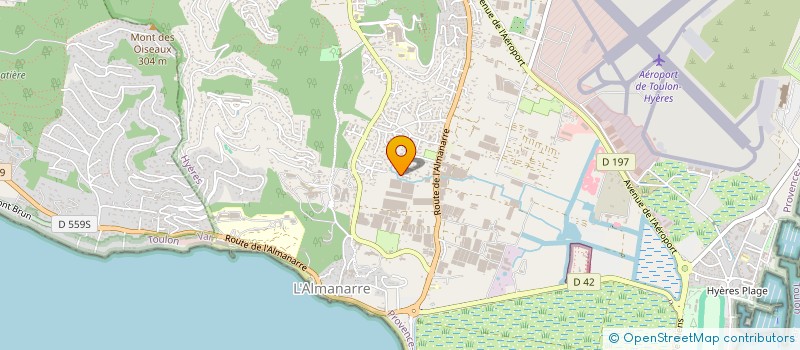 localisation de l'entreprise MONSIEUR GILLES DEMEUSY à HYERES