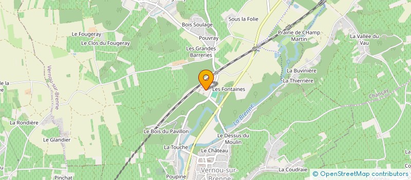 localisation de l'entreprise MONSIEUR GILLES DENIARD à VERNOU-SUR-BRENNE