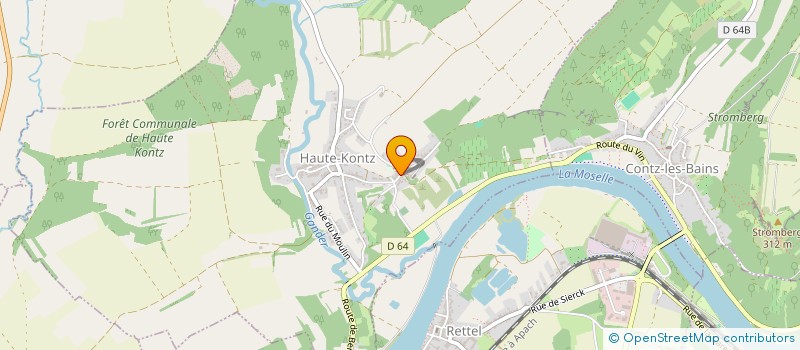 localisation de l'entreprise MONSIEUR GILLES DENONCIN-MALLINGER à KERLING-LES-SIERCK
