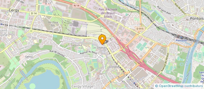 localisation de l'entreprise MONSIEUR GILLES DERAI  CERGY