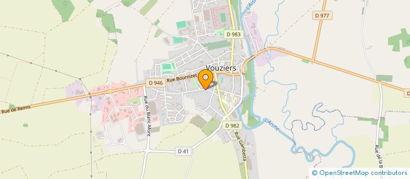 localisation de l'entreprise MONSIEUR GILLES DEROCHE  VOUZIERS